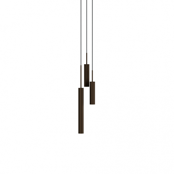 Tubulaire Pendel Canopy 3 Bronzed Brass i gruppen Belysning / Inomhus / Taklampor hos Vxj Elektriska (1787829)