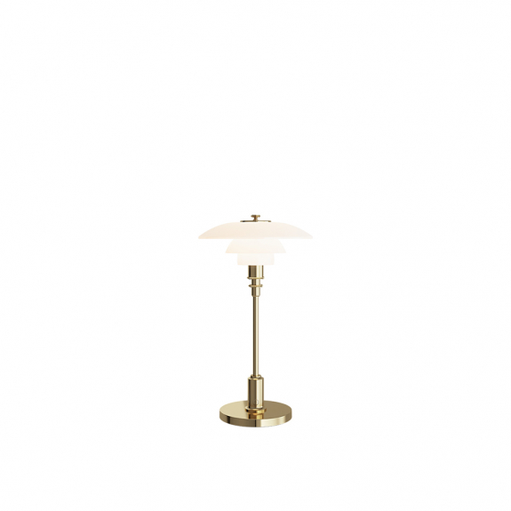 PH 2/1 Portable Bordslampa Brass Metallised i gruppen Belysning / Inomhus / Uppladdningsbara lampor hos Vxj Elektriska (5744170424)