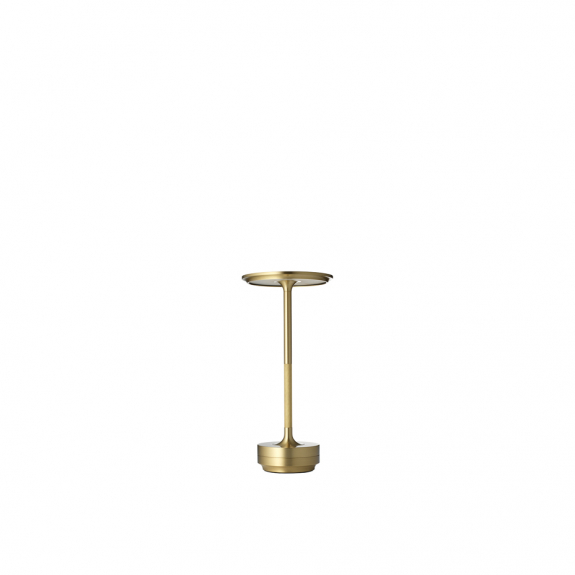Turn Portable Bordslampa Brass i gruppen Belysning / Inomhus / Uppladdningsbara lampor hos Vxj Elektriska (AMB-TN001-01BS)