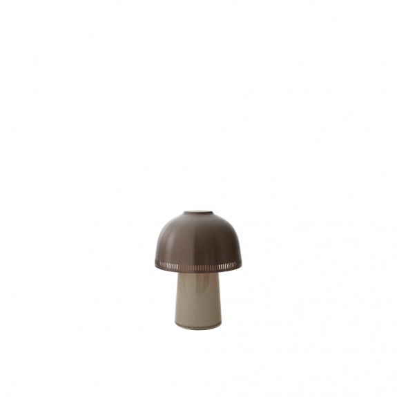 Raku Bordslampa SH8 Portable Beige Grey & Bronzed i gruppen Belysning / Inomhus / Uppladdningsbara lampor hos Vxj Elektriska (ANDT-133167A117)