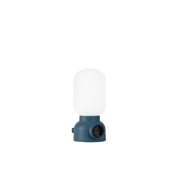 Plug Lamp Bordslampa Puderbl i gruppen Belysning / Inomhus / Bordslampor hos Vxj Elektriska (ATE-210195)