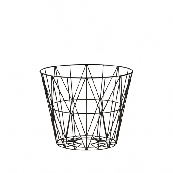 Wire Basket Small Black i gruppen Inredning / Inredningsdetaljer hos Vxj Elektriska (FERM-3060)