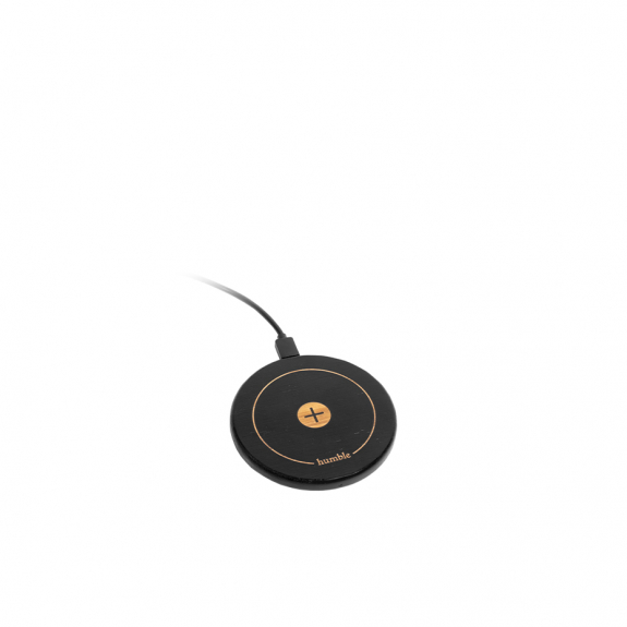 Humble Wireless Charger Single Black i gruppen Belysning / Tillbehr / Installationsmaterial hos Vxj Elektriska (HUM-AC00001)