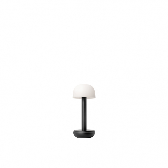Humble Two Portable Bordslampa Black/Frosted i gruppen Belysning / Inomhus / Uppladdningsbara lampor hos Vxj Elektriska (HUM-TL00209)