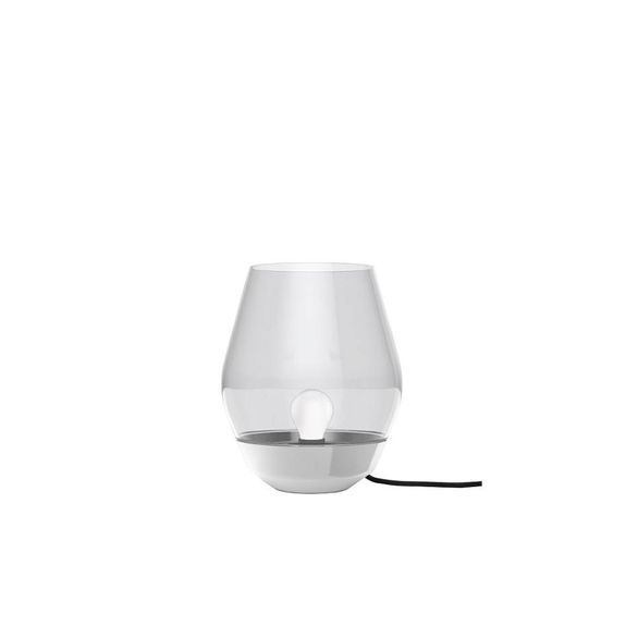 Bowl Bordslampa Stainless Steel/Light Smoked Glass i gruppen Belysning / Inomhus / Bordslampor hos Vxj Elektriska (NEW-20512)