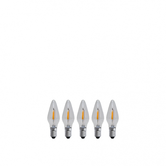 Reservlampa LED 3-Steg Dim 0,5W 14-55V E10 5-Pack i gruppen Belysning / Ljuskllor / LED hos Vxj Elektriska (STAR-300-21)