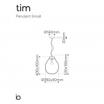 Tim Pendel Small Clear/Black