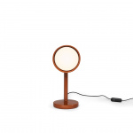 Cramique Side Bordslampa Rust Red