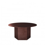 Epic Coffee Table Steel 80cm Earthy Red Steel
