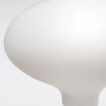 Oval LED Bulb 6W (=45W) 2700K E27 Matte Porcelain