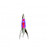 Telstar Lavalampa Silver Violet/Red