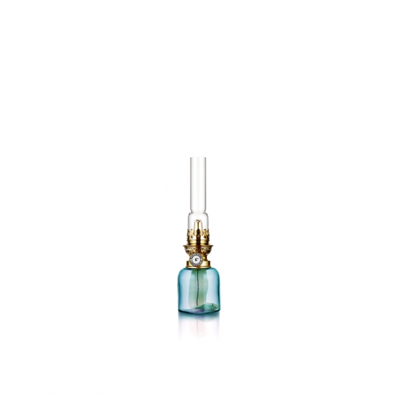 Koholmen Oljelampa Akvamarin i gruppen Inredning / Inredningsdetaljer / Oljelampor hos Växjö Elektriska (0243A)