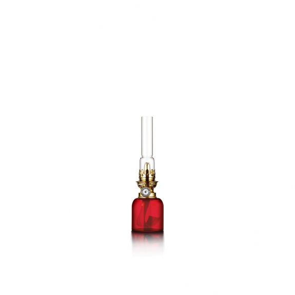 Koholmen Oljelampa Rubinröd i gruppen Inredning / Inredningsdetaljer / Oljelampor hos Växjö Elektriska (0243R)