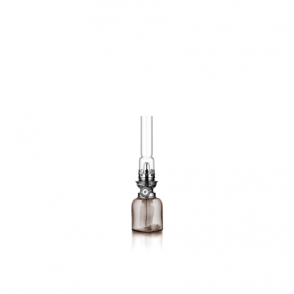 Koholmen Oljelampa Rökfärgad/Nickel i gruppen Inredning / Inredningsdetaljer / Oljelampor hos Växjö Elektriska (0243S)