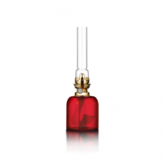 Kungsholmen Oljelampa Rubinröd i gruppen Inredning / Inredningsdetaljer / Oljelampor hos Växjö Elektriska (0247R)