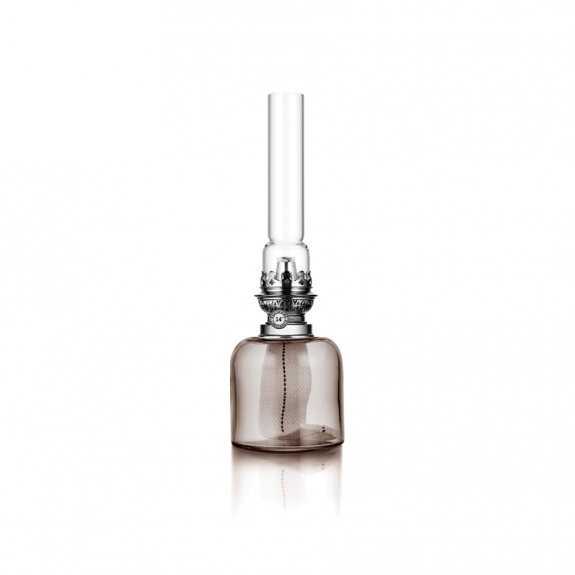 Kungsholmen Oljelampa Rökfärgad/Nickel i gruppen Inredning / Inredningsdetaljer / Oljelampor hos Växjö Elektriska (0247S)