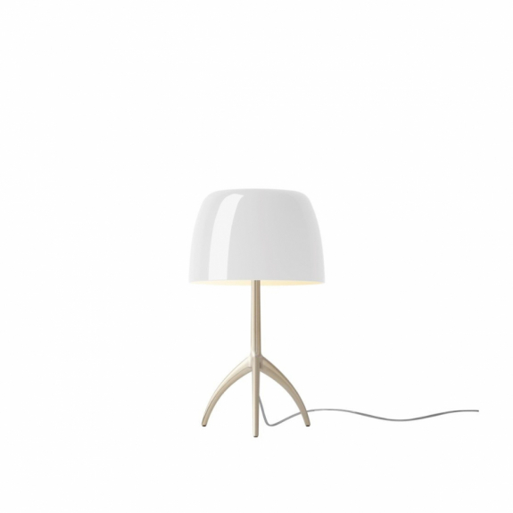 Foscarini Lumiere Bordslampa Small Champagne/White Med Dimmer