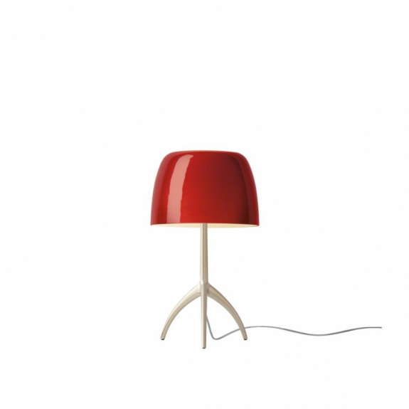 Foscarini Lumiere Bordslampa Small Champagne/Cherry Med Dimmer