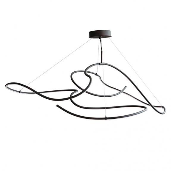 Ghost Ljuskrona Big Burned Black 5m i gruppen Belysning / Inomhus / Ljuskronor hos Växjö Elektriska (101CHP-249028)