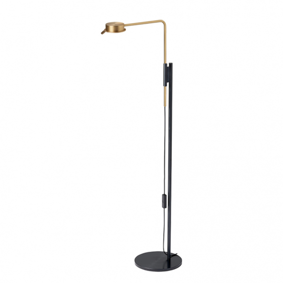 Chipperfield w102 f Golvlampa Brass/Dark Steel i gruppen Belysning / Inomhus / Golvlampor hos Växjö Elektriska (102F005)