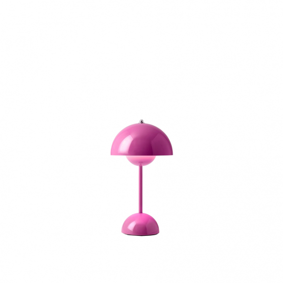 Flowerpot Bordslampa VP9 Portable Magnetic Charger Tangy Pink i gruppen Belysning / Inomhus / Uppladdningsbara lampor hos Växjö Elektriska (20713501)