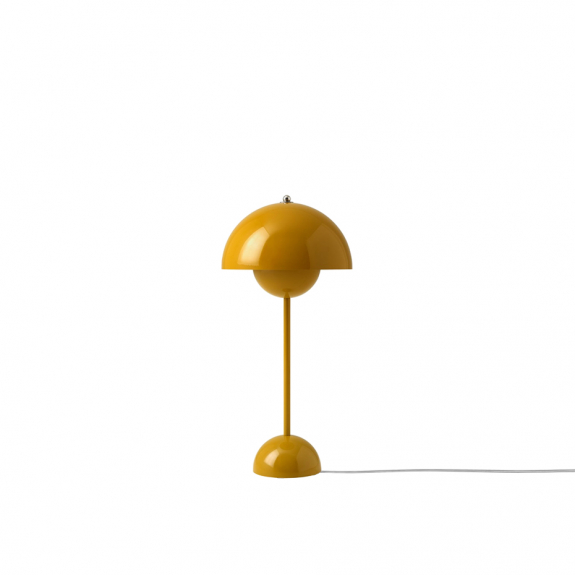 Flowerpot Bordslampa VP3 Mustard i gruppen Belysning / Inomhus / Bordslampor hos Vxj Elektriska (20722201)