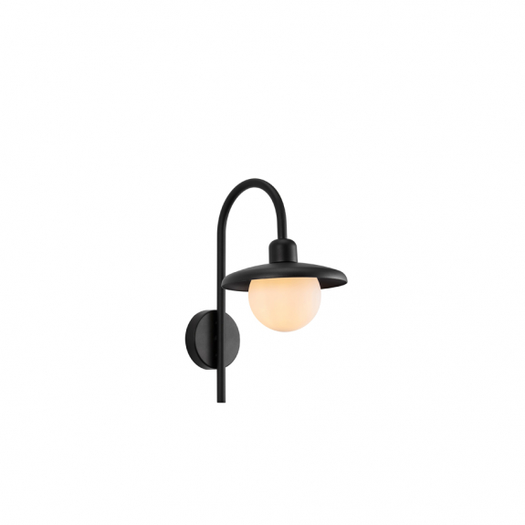 Berlo Vägglampa Svart i gruppen Belysning / Utomhus / Vägglampor hos Växjö Elektriska (2418191003)