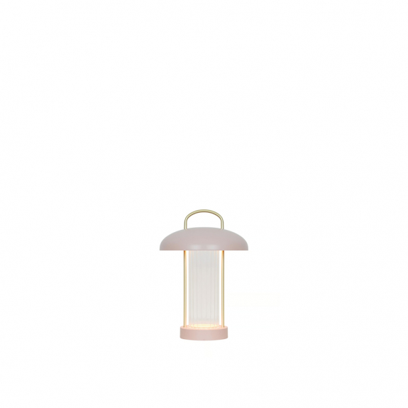 Mirano Portabel Bordslampa Puderrosa i gruppen Belysning / Inomhus / Uppladdningsbara lampor hos Växjö Elektriska (2512505057)