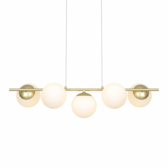 Lilly 5 Pendel Mässing/Opalglas i gruppen Belysning / Inomhus / Taklampor hos Växjö Elektriska (2612623035)