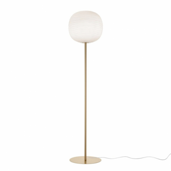 Gem Golvlampa Gold/White i gruppen Belysning / Inomhus / Golvlampor hos Växjö Elektriska (274013EG-10)