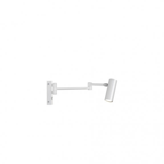 Puck Vgglampa LED Med Arm Vit i gruppen Belysning / Inomhus / Vgglampor hos Vxj Elektriska (30930-01-000-G)