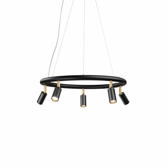 Starlight 5 Rund Taklampa/Vägglampa Svart i gruppen Belysning / Inomhus / Spotlights hos Växjö Elektriska (36390-15S-000)