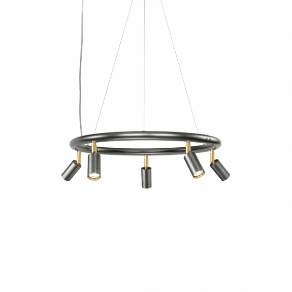 Starlight 5 Rund Taklampa/Vägglampa Rå Stål i gruppen Belysning / Inomhus / Spotlights hos Växjö Elektriska (36390-55-000)