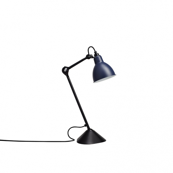 Lampe Gras N°205 Bordslampa Svart/Blå i gruppen Belysning / Inomhus / Bordslampor hos Växjö Elektriska (3700677600035)