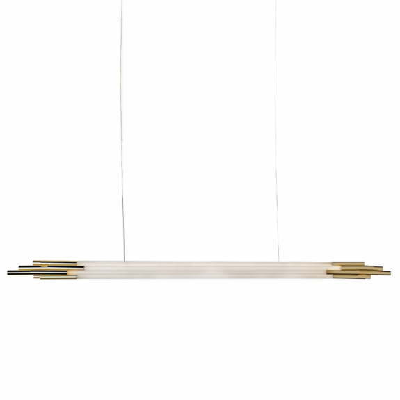 Org 2000 Pendant Horizontal Gold i gruppen Belysning / Inomhus / Taklampor hos Växjö Elektriska (3700677657169)