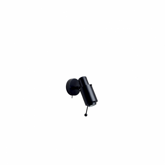 Biny Spot Bulb Switch Vägglampa Black/Black i gruppen Belysning / Inomhus / Vägglampor hos Växjö Elektriska (3700677657909)