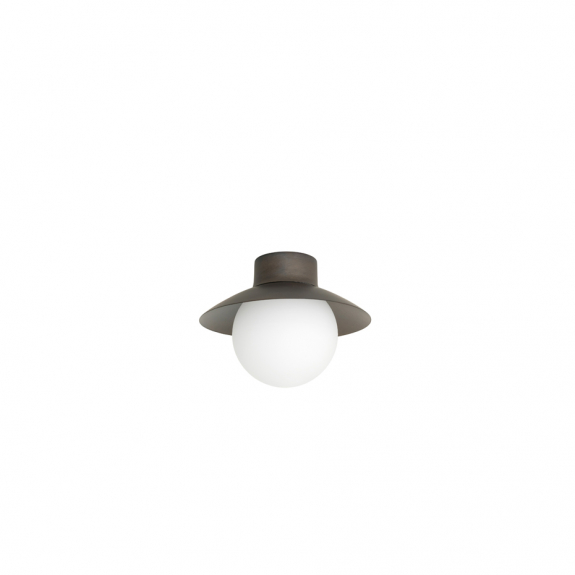 Spa Plafond Ø250 Oxiderad Mässing/Opalglas IP44 i gruppen Belysning / Inomhus / Plafonder hos Växjö Elektriska (3706-2)