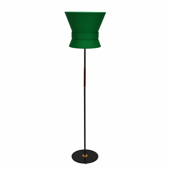 Bow Golvlampa Stor Svart/Emerald Green i gruppen Belysning / Inomhus / Golvlampor hos Växjö Elektriska (39092-15-L13)