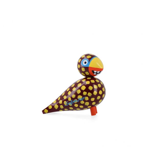 Sångfågel x Leif Sylvester 2025 H20cm Laughing Bird i gruppen Inredning / Inredningsdetaljer / Träfigurer hos Växjö Elektriska (39350)