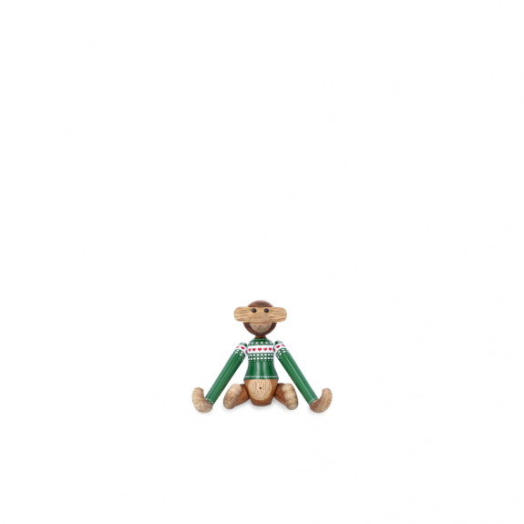 Kay Bojesen Apa Trädjur Mini Christmas Jumper 2025 Teak/Limba