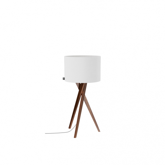 Vega Bordslampa H55cm Valnöt/Vit i gruppen Belysning / Inomhus / Bordslampor hos Växjö Elektriska (4002720-6003)