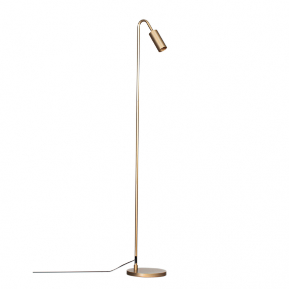 Curve Golvlampa H146cm Mässing i gruppen Belysning / Inomhus / Golvlampor hos Växjö Elektriska (4100950-6503)