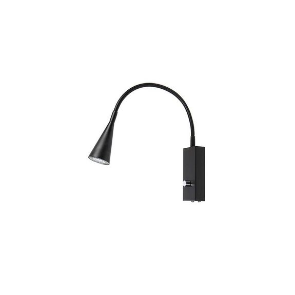 Ledro Vägglampa Mattsvart i gruppen Belysning / Inomhus / Vägglampor hos Växjö Elektriska (529107)