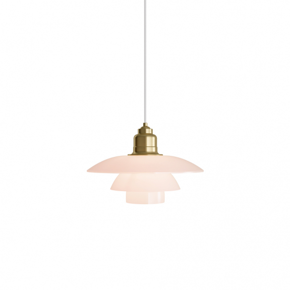 PH 3-3 Pendel Pale Rose/Brass i gruppen Belysning / Inomhus / Taklampor hos Vxj Elektriska (5741088962)