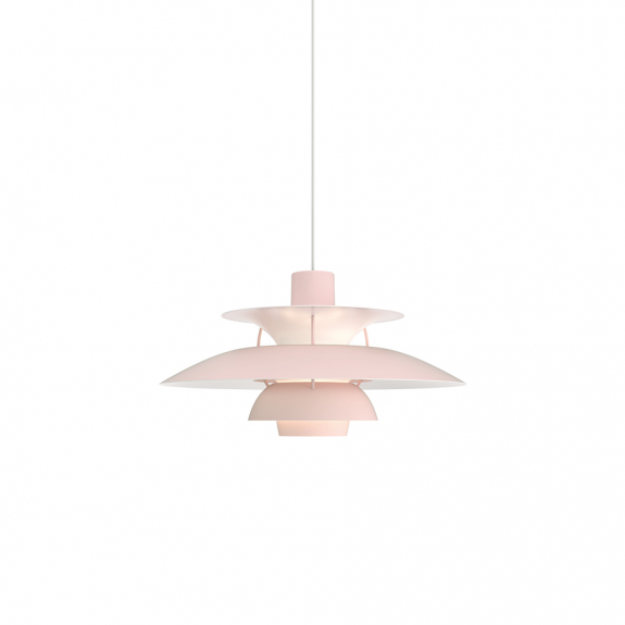 PH 5 Pendel Monochrome Pale Rose i gruppen Belysning / Inomhus / Taklampor hos Växjö Elektriska (5741113044)