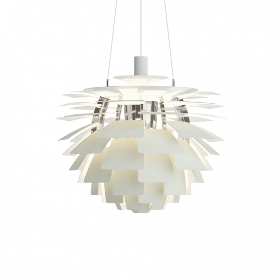 PH Artichoke Ø600 Pendel Dusty Green/High Lustre Chrome Plated i gruppen Belysning / Inomhus / Taklampor hos Växjö Elektriska (5741115725)