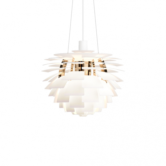 PH Artichoke Ø480 Pendel Soft White/Brass Metallised i gruppen Belysning / Inomhus / Taklampor hos Växjö Elektriska (5741115783)