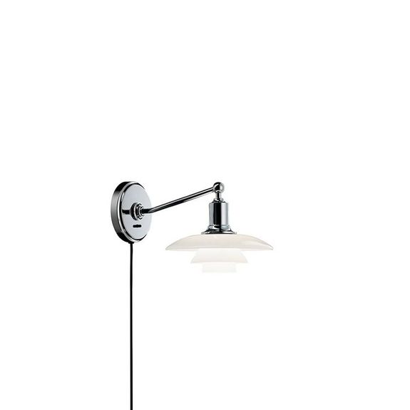 PH 2/1 Vgglampa Chrome i gruppen Belysning / Inomhus / Vgglampor hos Vxj Elektriska (5743141629)