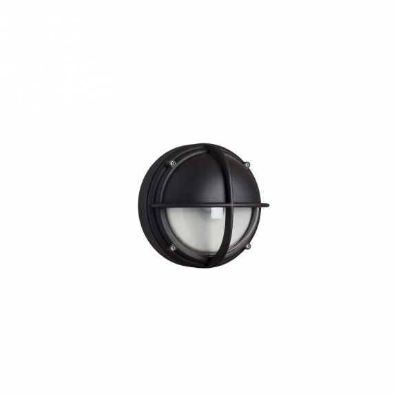 Skot LED Vägglampa/Taklampa Half Graphite/Clear i gruppen Belysning / Utomhus / Vägglampor hos Växjö Elektriska (5743150238)