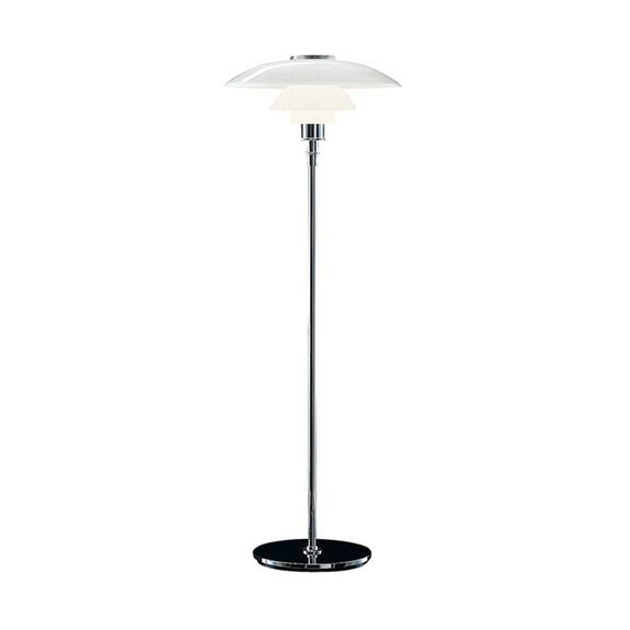 PH 4-3 Golvlampa Chrome i gruppen Belysning / Inomhus / Golvlampor hos Vxj Elektriska (5744161514)